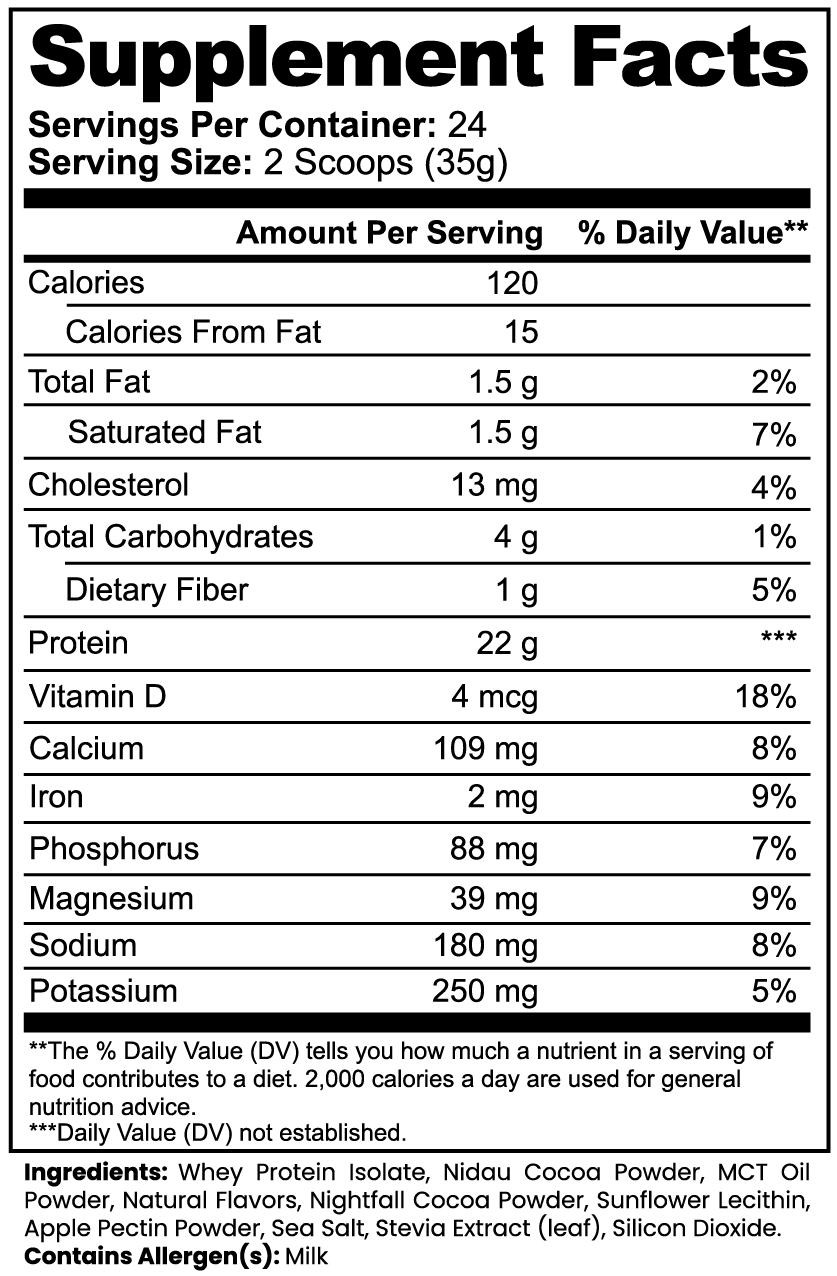 KV-Advanced 100% Whey Protein Isolate (Chocolate)